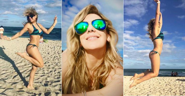 Isa Souza exibe a sua boa forma em Miami