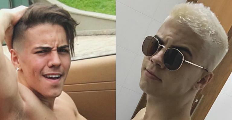 Biel radicaliza no visual e surge com cabelos platinados