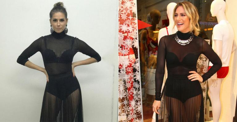 Deborah Secco e Giovanna Ewbank investem no mesmo look
