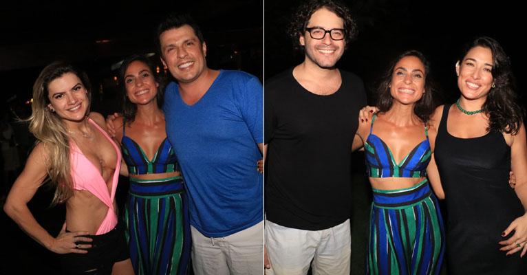 Mirella Santos surpreende com decote ousado e corpo musculoso em festa recheada de famosos no Ceará