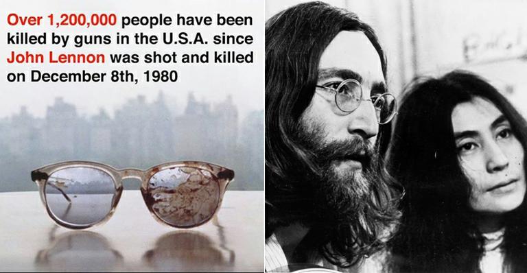 Yoko One pede controle de armas no aniversário da morte de John Lennon
