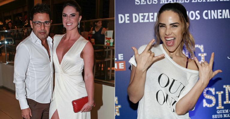 Graciele Lacerda prestigia show de Wanessa Camargo