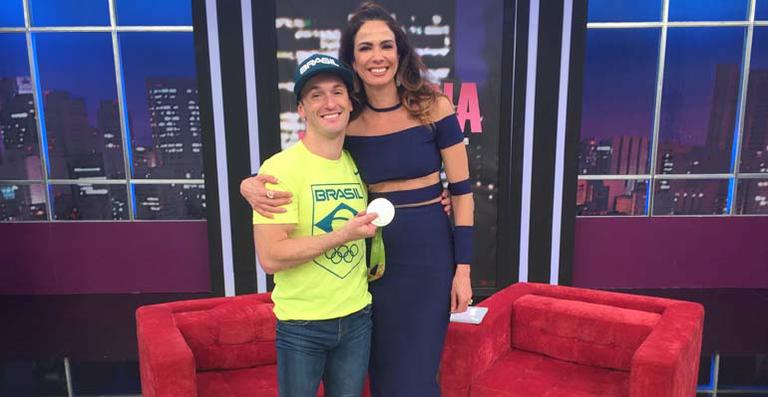 Sem treinar, Diego Hypólito fala sobre a sua boa forma