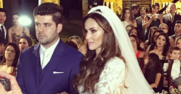 Nadja Haddad e Danilo Joan se casam em cerimônia religiosa