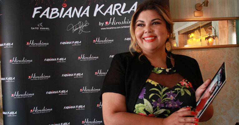 Fabiana Karla lança sua coleção de moda no Rio