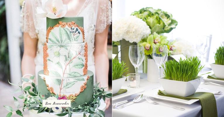 Tudo sobre a greenery, cor que será tendência de decoração nos casamentos de 2017