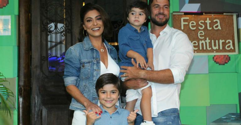 Juliana Paes celebra o aniversário do filho mais velho, Pedro