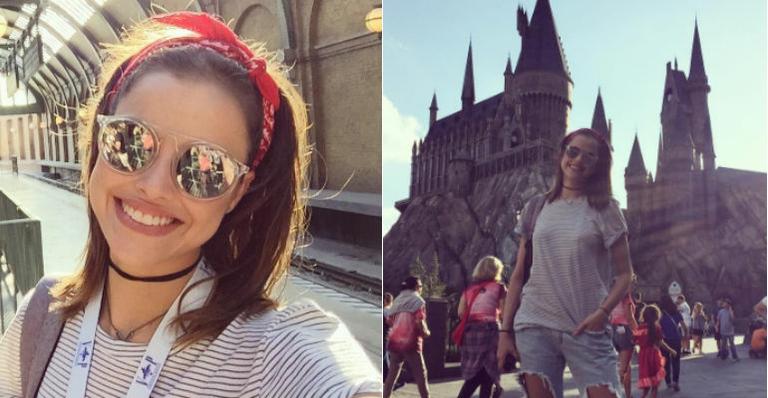 Agatha Moreira curte férias em Orlando