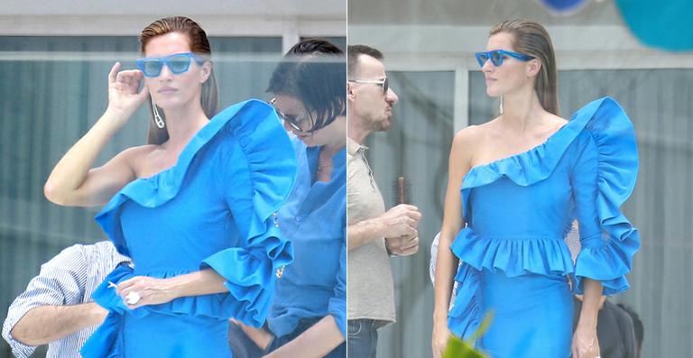 Gisele Bündchen surge deslumbrante em dia de fotos