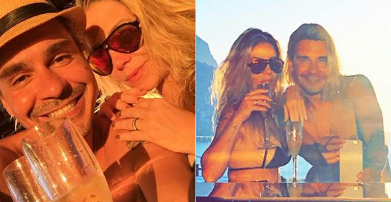 Dani Winits e André Gonçalves: um mês de casados
