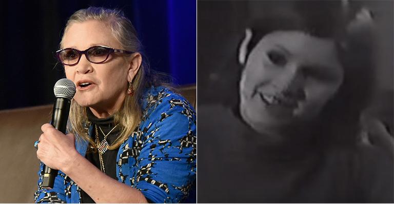 O teste que Carrie Fisher fez para interpretar a Princesa Leia em ‘Star Wars’ mostra todo o seu talento