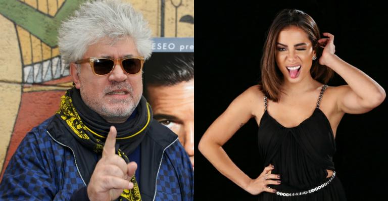 Anitta passa tarde com Pedro Almodóvar, na Bahia