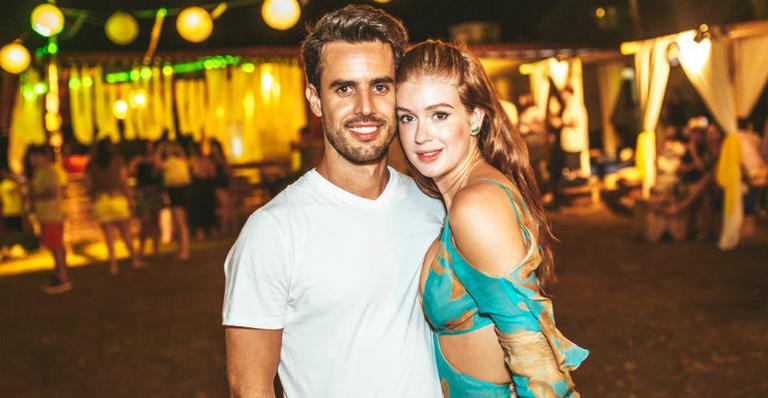 Marina Ruy Barbosa e Xandynho Negrão curtem festa em Fernando de Noronha