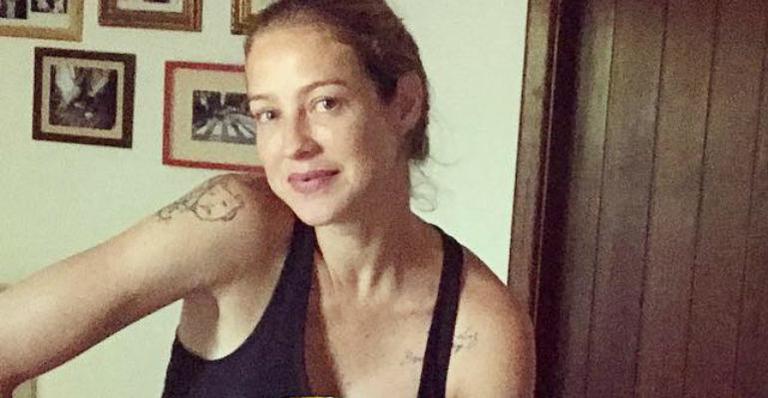 Luana Piovani é mimada pelo marido e ganha café na cama