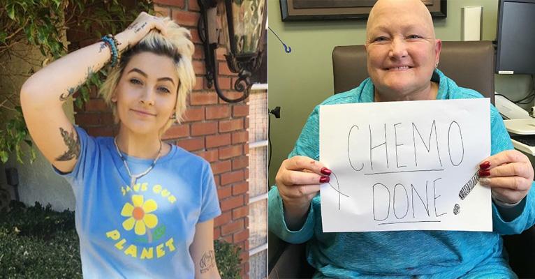 Paris Jackson celebra o último dia de quimioterapia da mãe, Debbie Rowe