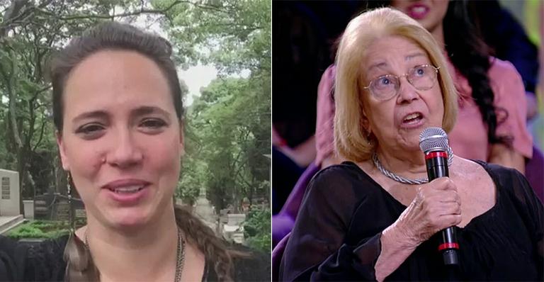 Cantora Tiê chora a perda da avó, a atriz Vida Alves: ‘Vou ficar com saudades’