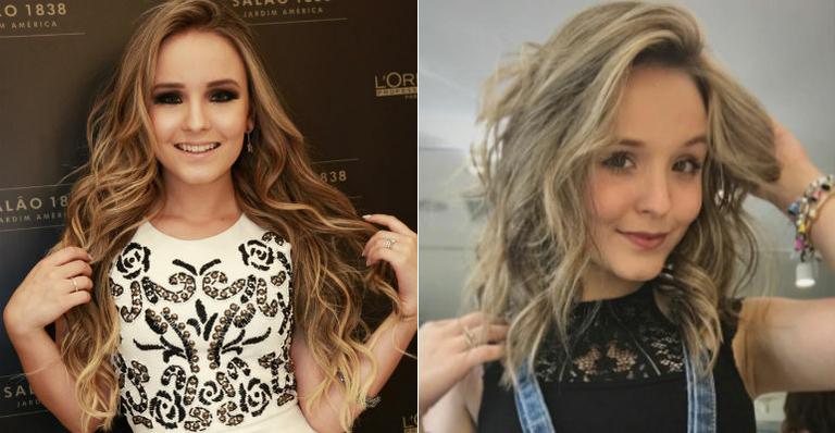 De volta ao Brasil, Larissa Manoela muda o visual para novo trabalho