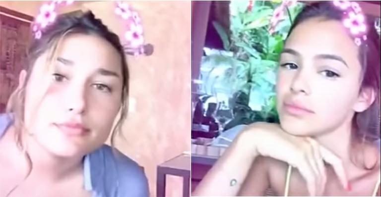 Amigas de longa data, Sasha Meneghel se irrita com susto de Bruna Marquezine