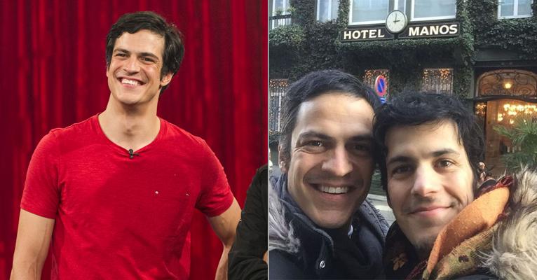 Mateus Solano posa com o irmão na Bélgica e semelhança impressiona: “Gêmeos?”