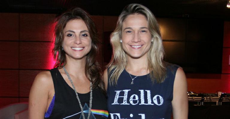 Fernanda Gentil e namorada vão ao espetáculo ‘Fuerza Bruta’