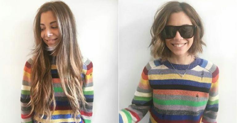 Christina Perri radicaliza e adere ao long bob curto