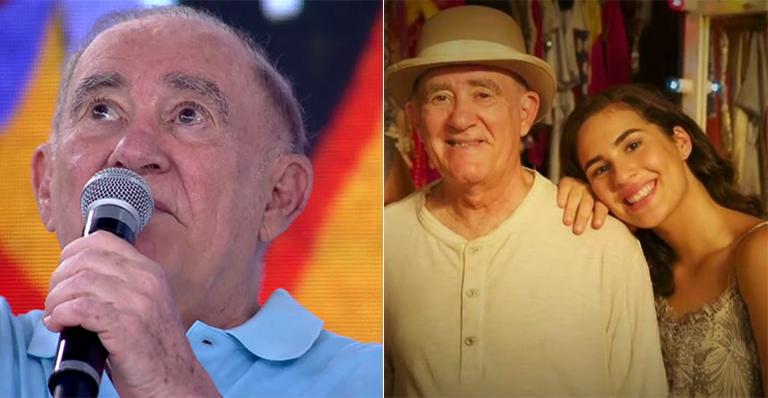 Ciumento, Renato Aragão aprova novo namorado da filha, Lívian: ‘Joguei a toalha. O cara é legal’