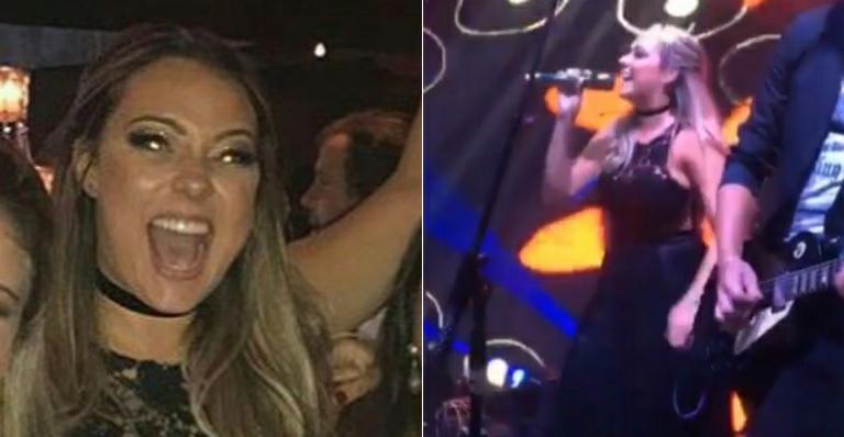 Carol Dantas solta a voz na festa da mãe de Neymar; veja os vídeos