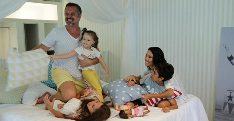 Leonardo Franco curte a família em Angra