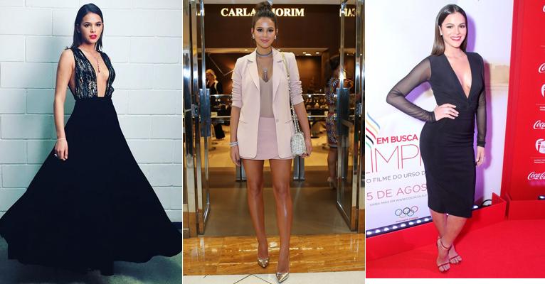 Decotes favoritos de Bruna Marquezine deixam o look sexy e elegante; saiba usar!