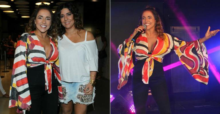 Com a presença da amada, Daniela Mercury faz show no Rio de Janeiro