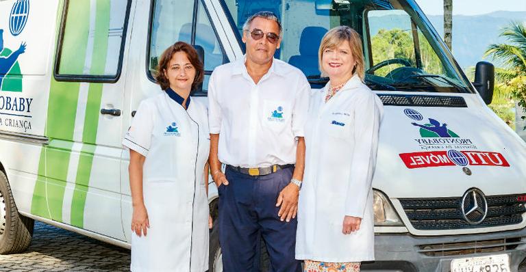 Equipe médica de prontidão na Ilha de Caras