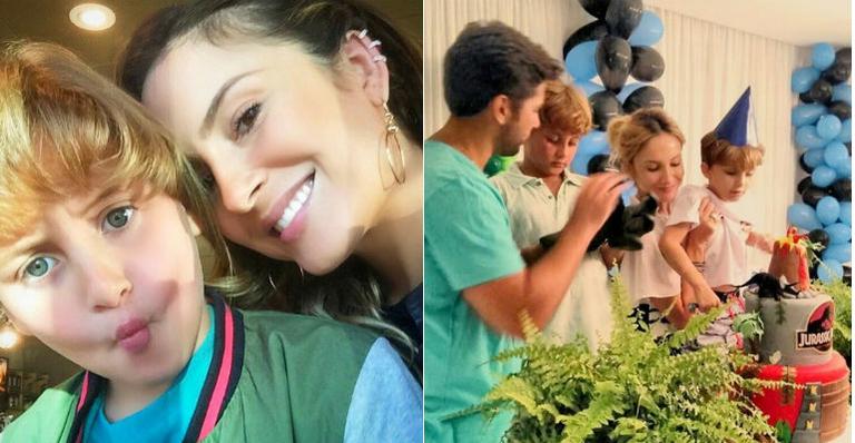 Claudia Leitte celebra o aniversário do filho mais velho, Davi