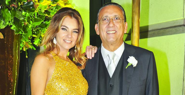 Galvão Bueno faz declaração de amor para a mulher, Desirée