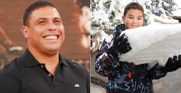 Ele cresceu! Veja como está Alexander, filho do ex-jogador Ronaldo