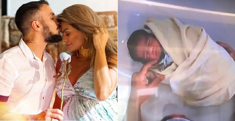 Nasce Artur, filho de Kelly Key e Mico Freitas; Parto teve transmissão ao vivo nas redes sociais