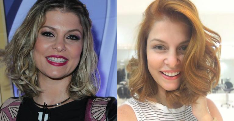 Bárbara Borges fica ruiva para retornar à TV