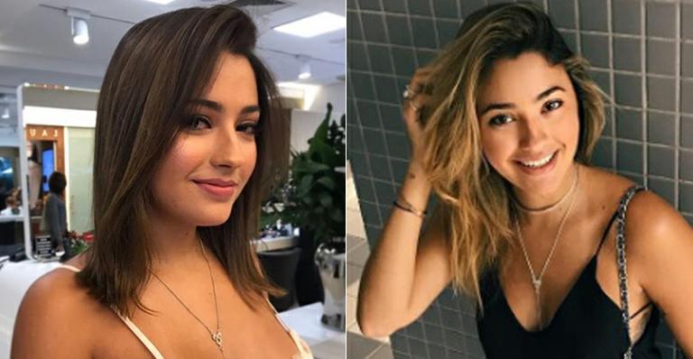 Carolina Oliveira muda o visual e volta a ficar morena