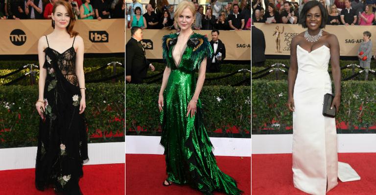 Confira os looks que passaram pelo red carpet do SAG Awards 2017