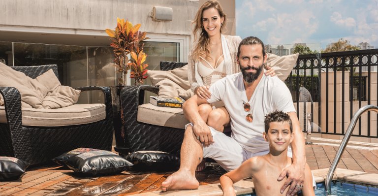 Henri Castelli: a nova vida em família do galã