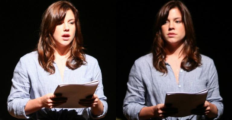Alice Wegmann interpreta leitura da peça ‘Sede’, de Wadji Mouawad, no Rio de Janeiro