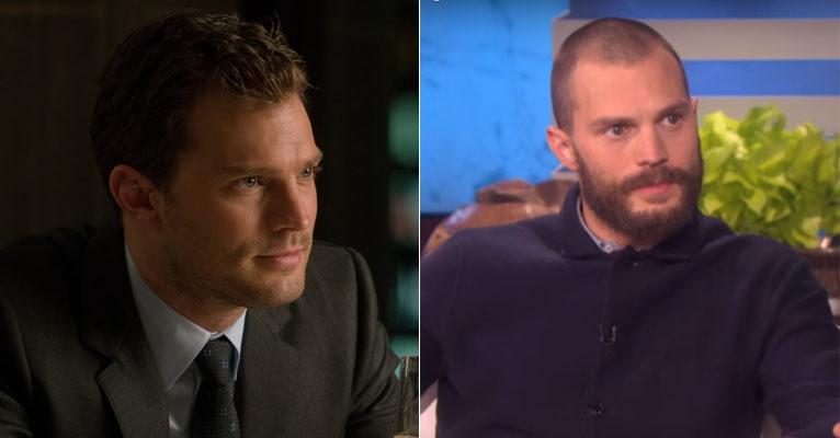 Jamie Dornan abandona visual de Christian Grey e aparece muito diferente com os cabelos raspados