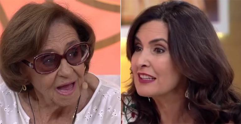 Laura Cardoso emociona Fátima Bernardes ao falar de seu afastamento da TV: “Eu estava aflita”