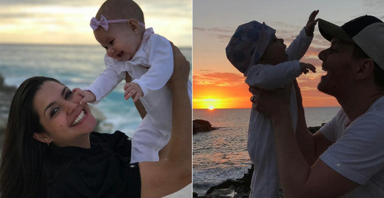 Thais Fersoza e Michel Teló festejam os 6 meses de Melinda
