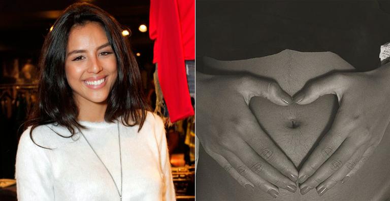 Yanna Lavigne celebra o 6º mês de gravidez e mostra a barriguinha