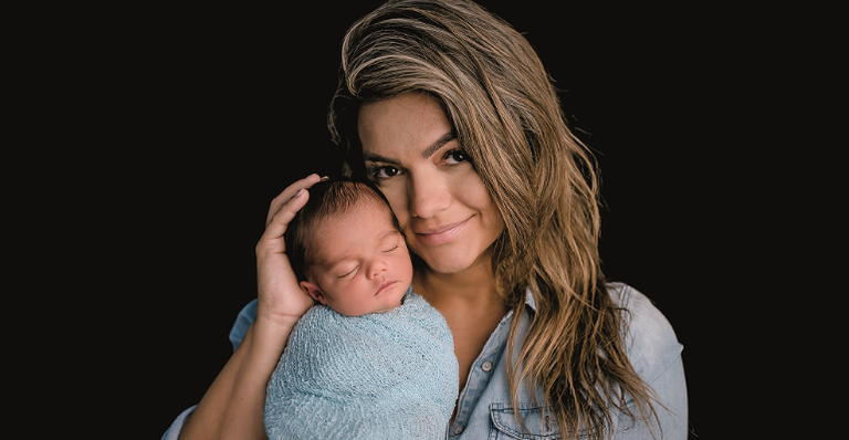 Kelly Key: ensaio newborn com o herdeiro, Artur
