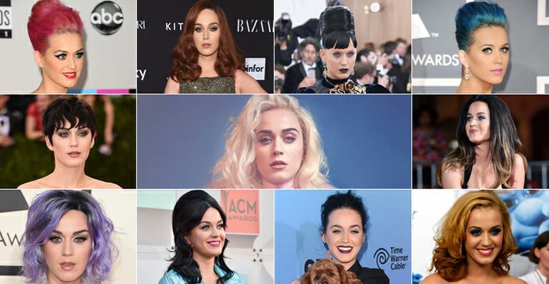 Katy Perry estreia visual para nova era: Relembre os vários penteados da cantora que vive se transformando!