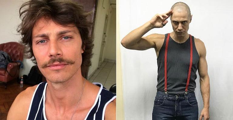 André Bankoff raspa o cabelo para nova série