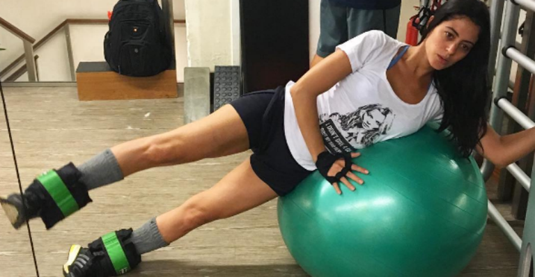 Grávida de 3 meses, Carol Castro fala sobre rotina fitness especial