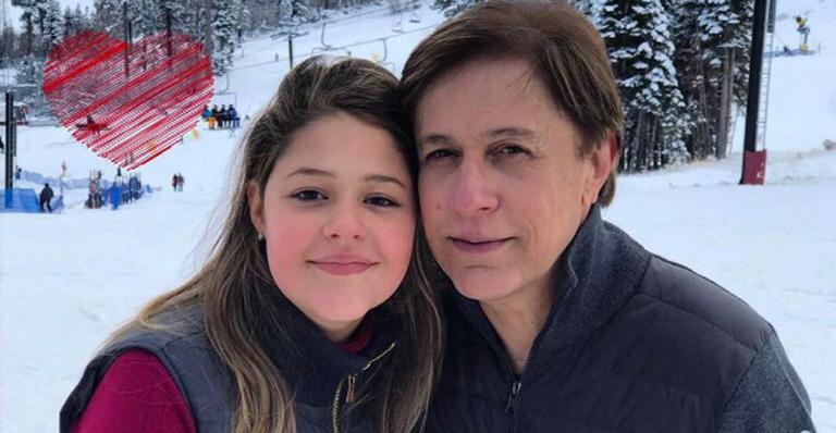 Tom Cavalcante parabeniza a filha pelos 17 anos