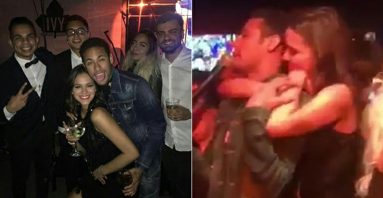 Bruna Marquezine dança funk coladinha a Neymar em festa de aniversário do jogador na Espanha
